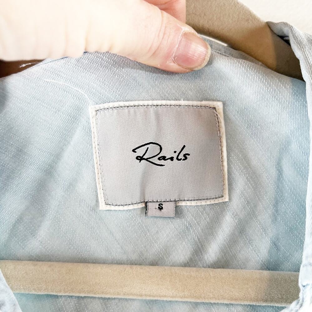 Rails Jaime Sleeveless Tunic Tank Button Up Top L… - image 3